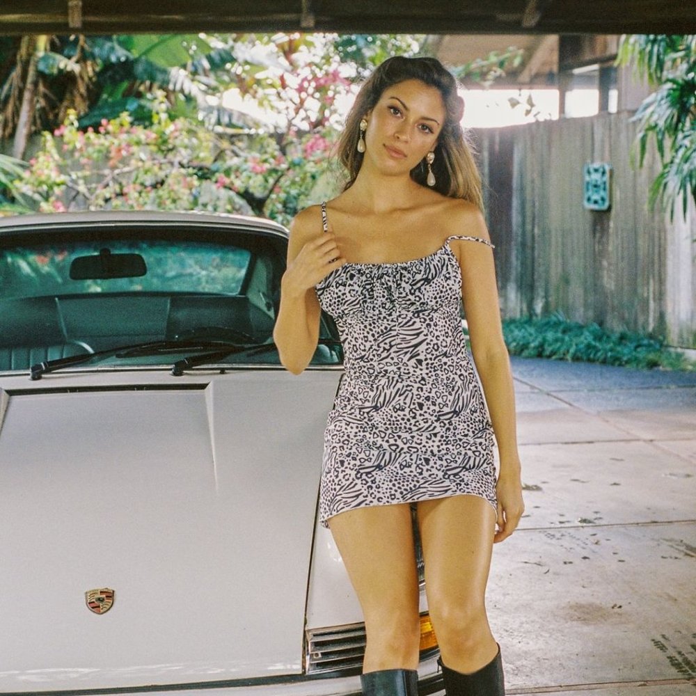 With Jéan - Boogie mini dress in Wild Child